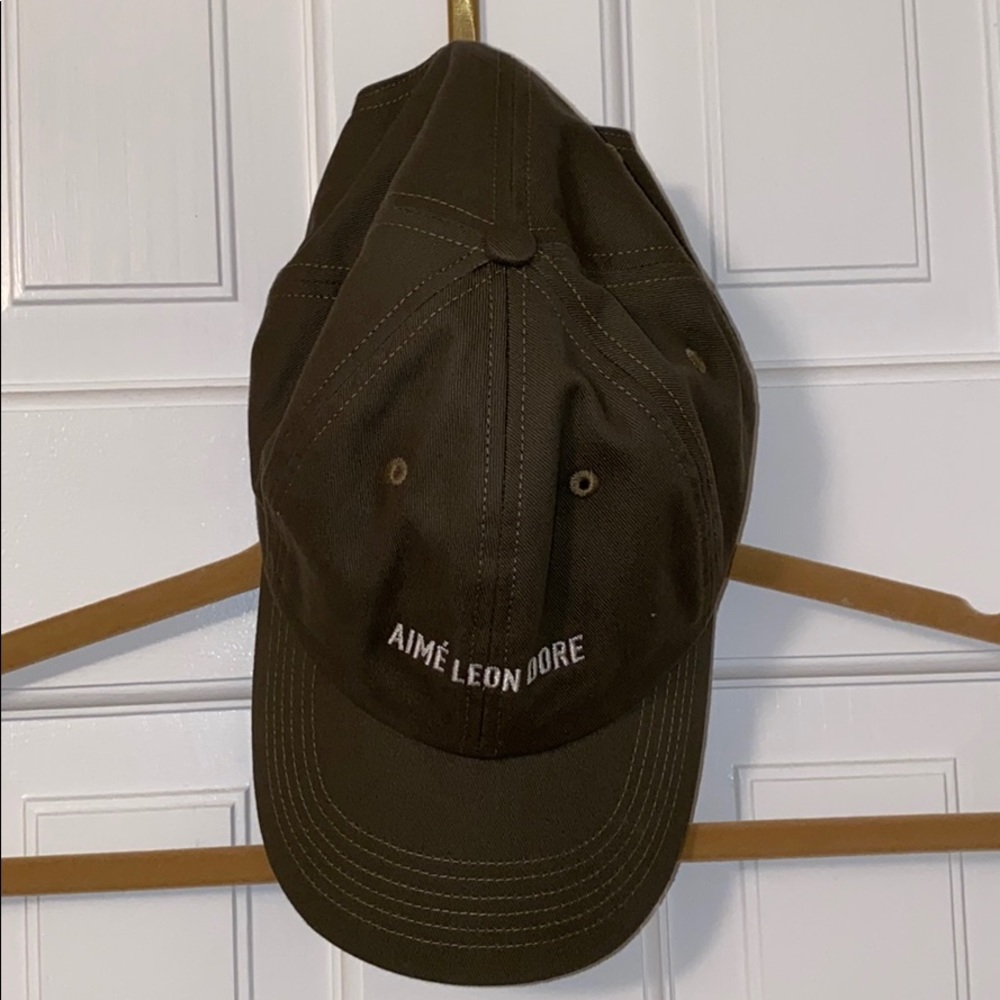Aime Leon Dore baseball hat/ moss green